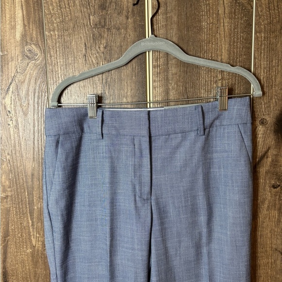 NEW Talbots Hampshire Straight Leg Ankle Length Pant Mills Navy Multi Women's 6 - Picture 5 of 14